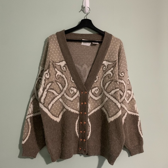 VINTAGE double button cardigan - Picture 2 of 12